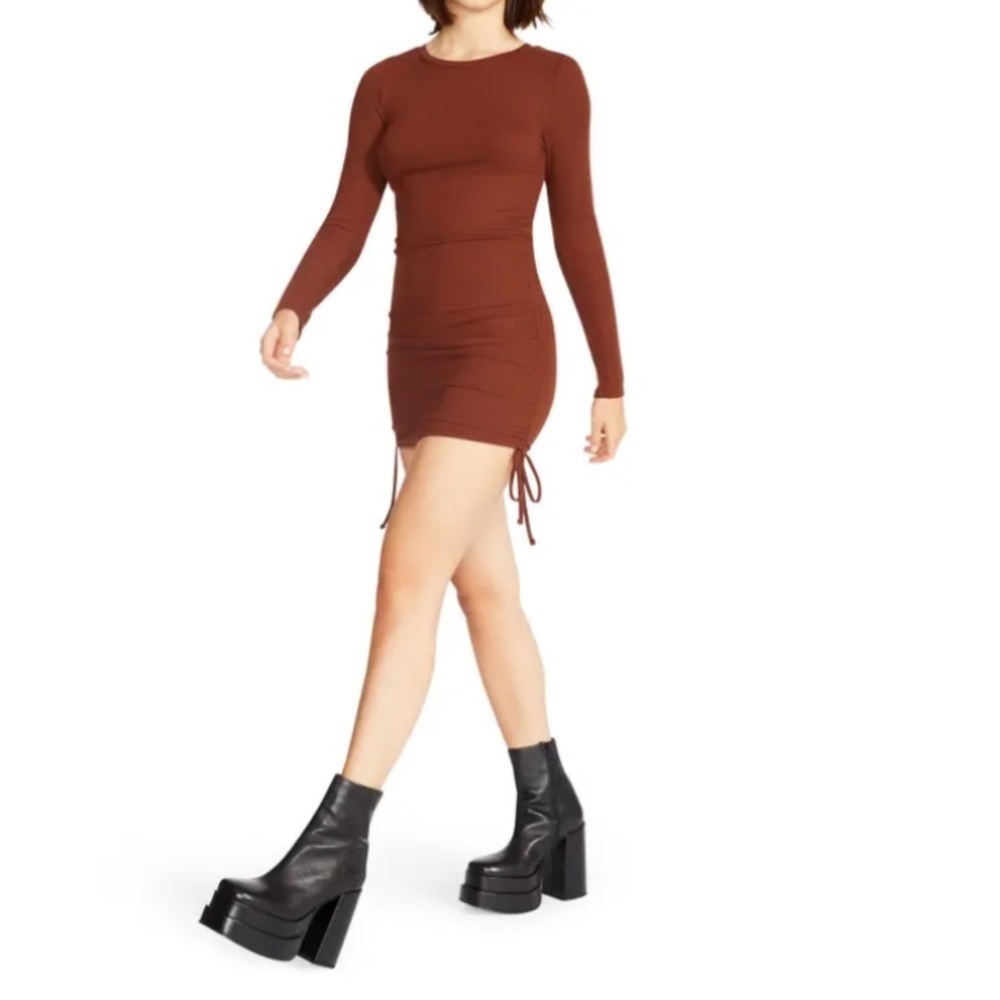 Steve Madden #1 Crush Dress in Chicory Coffee at Nordstrom, Size Medium NWT